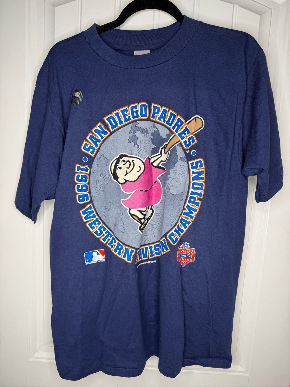 1996 Vintage San Diego Padres Western Division Champions Single Stitch Size L